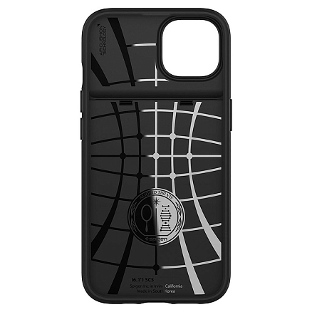 Чехол для iPhone 13 гибридный со слотом для карты Spigen Slim Armor CS черный