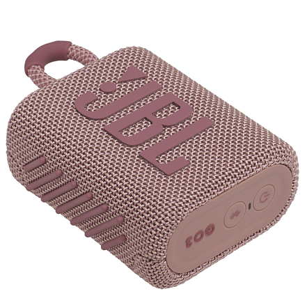 Портативная колонка JBL Go 3 с защитой от воды розовая
