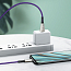 Кабель USB - MicroUSB для зарядки 1 м 4А плетеный Baseus Waterdrop (быстрая зарядка) фиолетовый