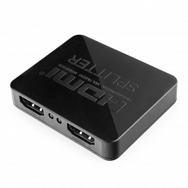 HDMI Splitter (разветвитель) на 2 порта (1 HDMI вход на 2 HDMI выхода) Cablexpert