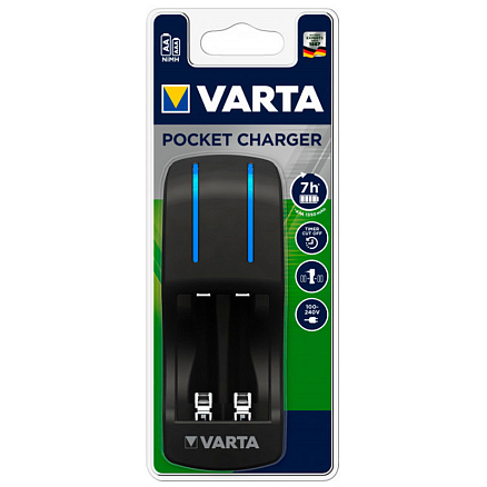 Зарядное устройство VARTA Pocket Charger для 4-х AA, AAA без аккумуляторов
