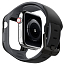 Чехол с ремешком для Apple Watch 40 мм гелевый Spigen Liquid Air Pro черный
