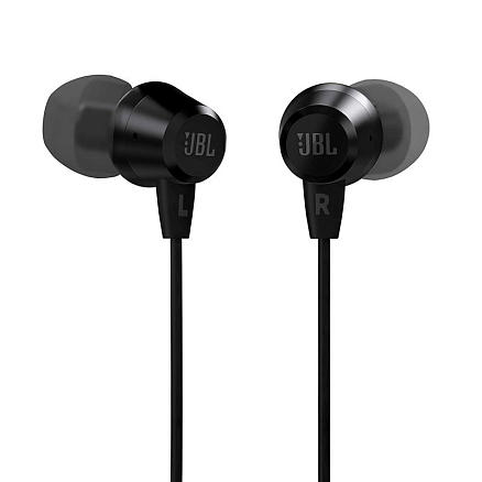 Наушники JBL C50HI вакуумные с микрофоном черные