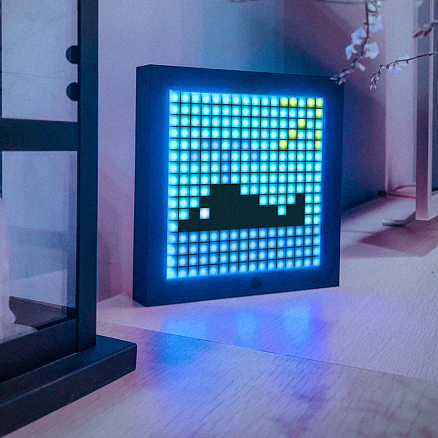Интерактивная Smart панель с диодным дисплеем Divoom Pixoo черная