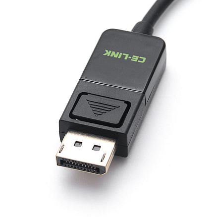 Кабель Type-C - DisplayPort (папа-папа) 1 м 4K 60Hz v1.2 черный