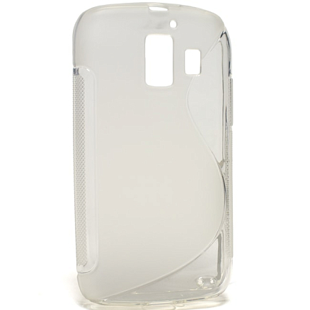 Чехол для Huawei Ascend Y200 U8655 гелевый S-Style прозрачный