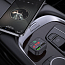 FM модулятор (трансмиттер) автомобильный с громкой связью и USB QC для зарядки Hoco E59 Promise черный