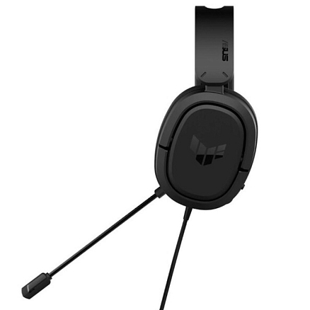 Наушники Asus TUF Gaming H1 полноразмерные с микрофоном игровые черные