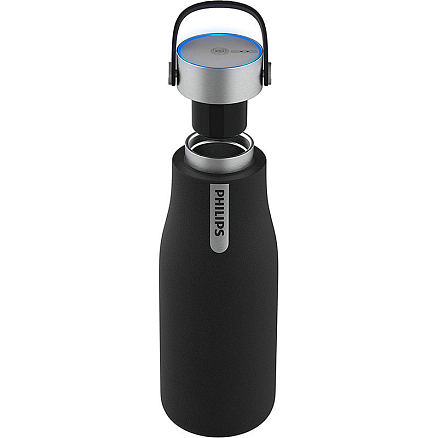 Умная термобутылка для воды Philips GoZero 590 мл черная