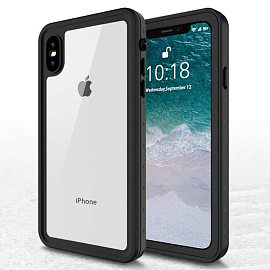 Чехол для iPhone XS Max водонепроницаемый Redpepper DOT+ черный