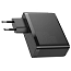 Зарядное устройство сетевое с USB и двумя Type-C входами 3А 100W и Type-C кабелем Baseus GaN2 Pro (быстрая зарядка QC, PD) черное 