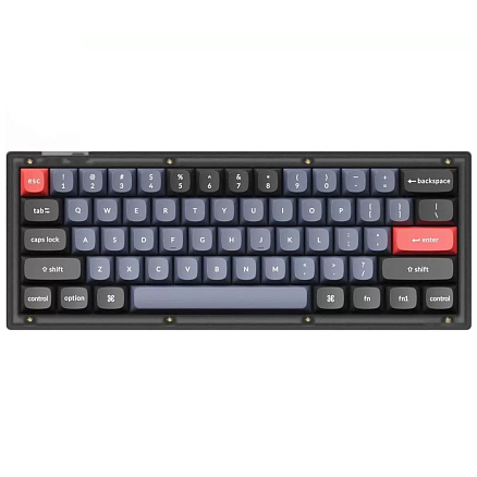 Клавиатура Keychron V4 K pro Red механическая с подсветкой игровая черная