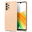 Чехол для Samsung Galaxy A33 5G пластиковый тонкий Spigen Thin Fit персиковый