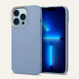 Чехол для iPhone 13 Pro гелевый Spigen Cyrill Palette Color Brick голубой