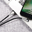 Кабель USB - Lightning для зарядки iPhone 2 м 1.5А плетеный с угловым штекером Baseus Sharp-bird черный