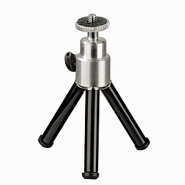 Мини-штатив для телефона, фотоаппарата или экшн-камеры Hama BallMini L4 4063 черный