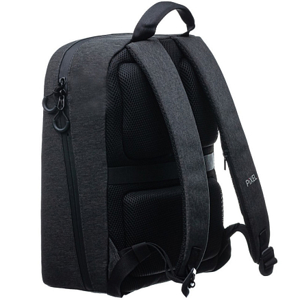 Умный рюкзак PIXEL Plus с LED экраном и отделением для ноутбука до 13 дюймов серый