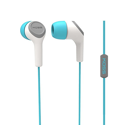 Наушники Koss KEB15i вакуумные с микрофоном бирюзовые