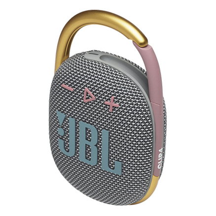 Портативная колонка JBL Clip 4 с защитой от воды серая
