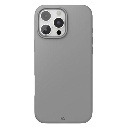 Чехол для iPhone 16 Pro Max силиконовый VLP Aster MagSafe серый