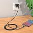 Кабель USB - MicroUSB для зарядки 1 м 2.4А магнитный Hoco X52 Sereno черный