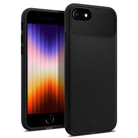 Чехол для iPhone 7, 8, SE 2020, SE 2022 гелевый Spigen Caseology Vault матовый черный