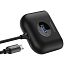 USB 3.0 HUB (разветвитель) на 4 порта Baseus Square Round с питанием USB черный