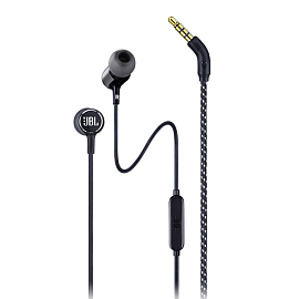 Наушники JBL Live 100 вакуумные с микрофоном черные