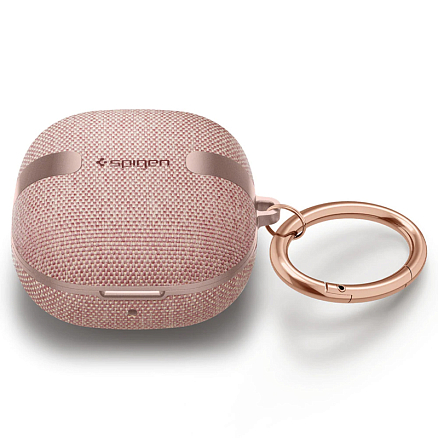 Чехол для наушников Samsung Galaxy Buds 2, Buds Live, Buds Pro для полной защиты Spigen Urban Fit розовый