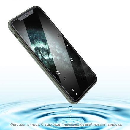 Защитное стекло для iPhone X, XS, 11 Pro на весь экран противоударное Mocoll Platinum 3D черное