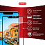 Защитное стекло для Huawei P40 Lite на весь экран противоударное Intaleo Full Glue черное