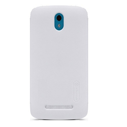 Чехол для HTC Desire 500 пластиковый тонкий Nillkin Super Frosted белый