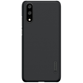 Чехол для Huawei P20 пластиковый тонкий Nillkin Super Frosted черный