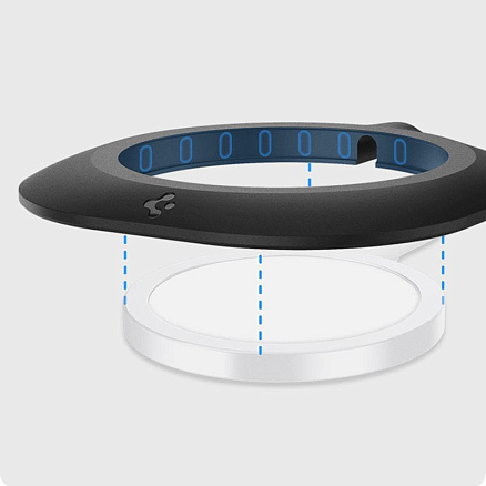 Подставка для зарядки MagSafe Spigen MagFit Pad черная