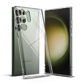 Чехол для Samsung Galaxy S23 Ultra гибридный Ringke Fusion прозрачный
