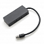 USB 3.0 HUB (разветвитель) на 3 порта с внешней звуковой картой Ugreen CR133 с питанием MicroUSB черный