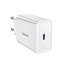 Зарядное устройство сетевое с Type-C входом 3А 20W Baseus Speed Mini (быстрая зарядка PD) белое