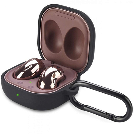 Чехол для наушников Samsung Galaxy Buds 2, Buds Live, Buds Pro для полной защиты Tech-Protect Icon 2 черный