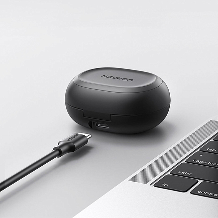 Наушники TWS беспроводные Ugreen WS111 HiTune T1 вакуумные с микрофоном черные