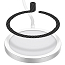 Наклейка на телефон для магнитного держателя MagSafe Spigen OneTap карбоновая