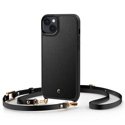 Чехол для iPhone 14 Plus гелевый Spigen Cyrill Classic Charm MagSafe черный