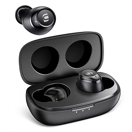 Наушники беспроводные Bluetooth Ugreen WS100 вакуумные с микрофоном и активным шумоподавлением черные