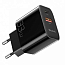 Зарядное устройство сетевое USB и Type-C 33W McDodo CH-0921 (быстрая зарядка PD, QC) черное