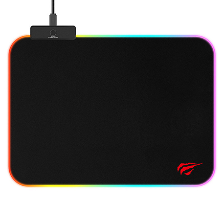 Коврик для мышки Havit MP901 с подсветкой игровой черный