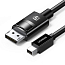 Кабель Mini DisplayPort - DisplayPort (папа- папа) длина 1,5 м Ugreen DP117 черный