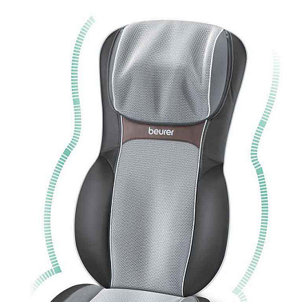 Массажная накидка (массажер) на кресло для спины и шеи Шиацу с подогревом Beurer MG 295 черная