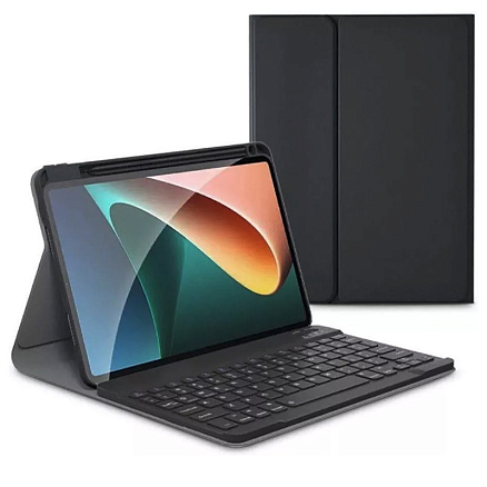 Чехол для Xiaomi Pad 5, 5 Pro с клавиатурой Tech-Protect SC Pen черный