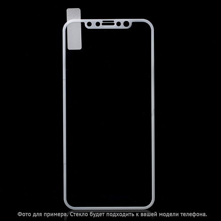 Защитное стекло для iPhone 7, 8 на весь экран противоударное Mocoll Storm 2.5D белое