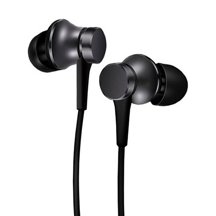 Наушники Xiaomi Mi In-Ear Basic ZBW4354TY Global вакуумные c микрофоном черные