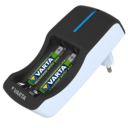 Зарядное устройство Varta Mini Charger для 2-х AA, AAA c аккумуляторами АА 2100мАч 2 шт.